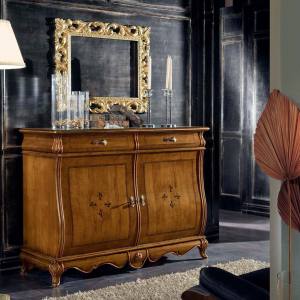 Comoda 2 usi 2 sertare intarsie Tintoretto